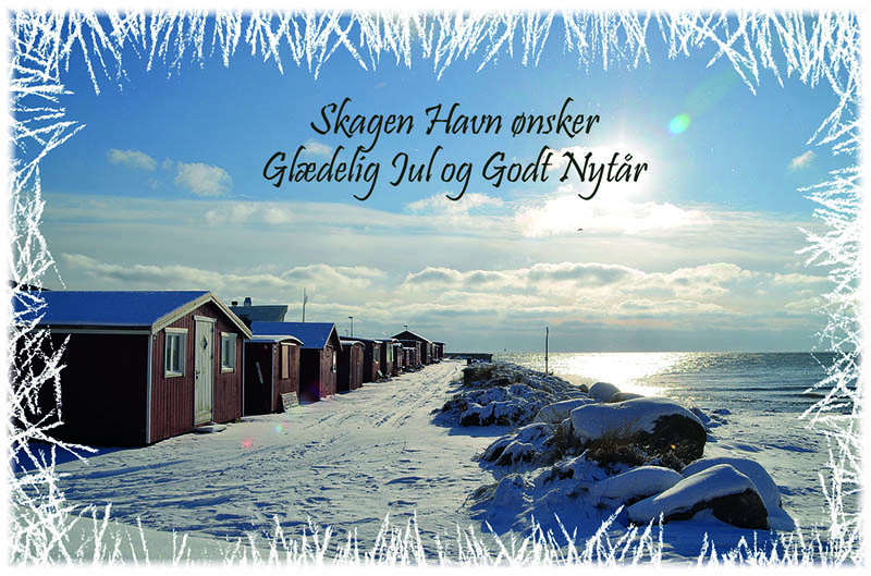 Skagen Havn ønsker Glædelig Jul og Godt Nytår