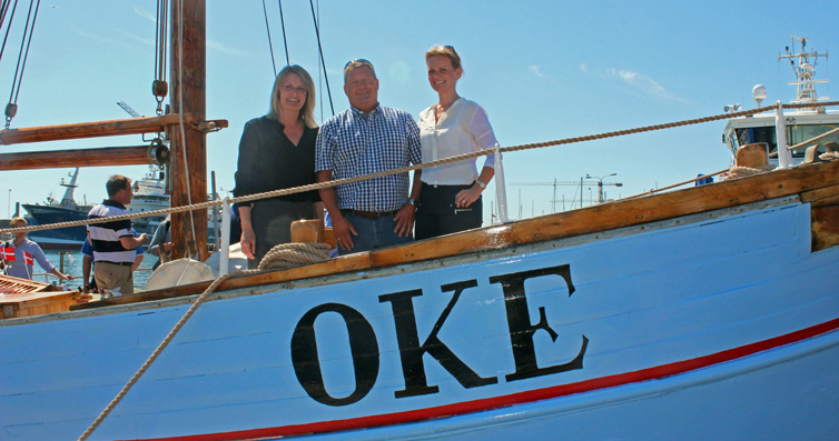 Fiskerbåden OKE indviet som ny ambassadørbåd
